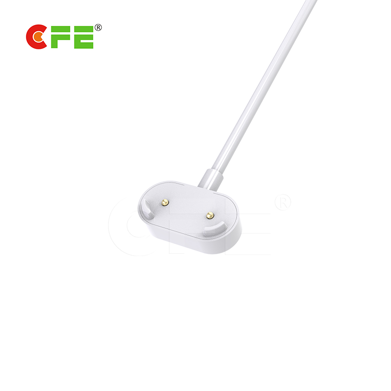 2pin pogo pin magnet connector with usb cable is use to desk lamp