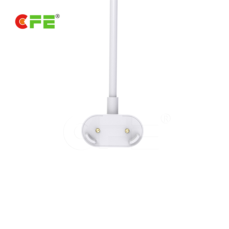 2pin pogo pin magnet connector with usb cable is use to desk lamp