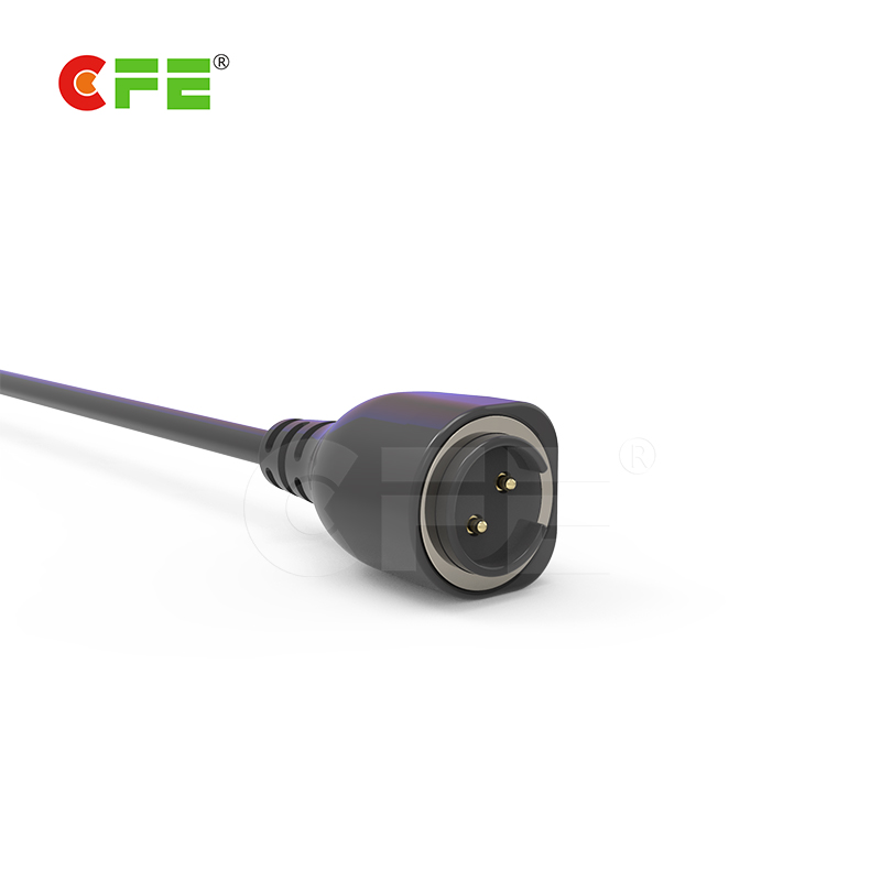 2pin smart wearable magnetic charging cable connector with USB