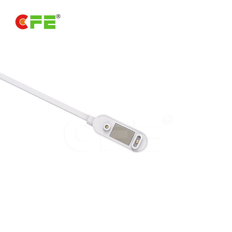 CFE專業定制2pin方形智能穿戴磁吸充電線