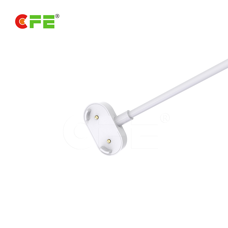 2pin pogo pin magnet connector with usb cable is use to desk lamp