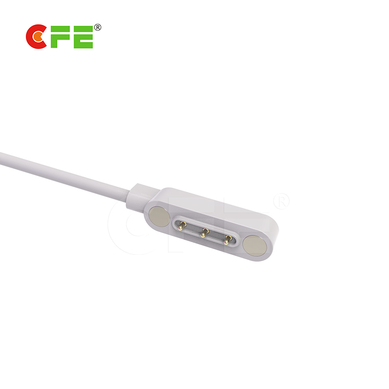 3 pin cable connector magnetic charging connector for air cleaner