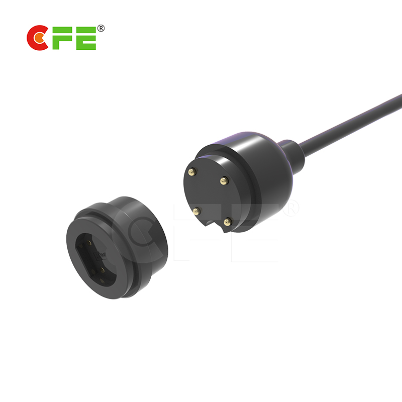 CFE專業定制4PIN 圓形公母磁吸充電線