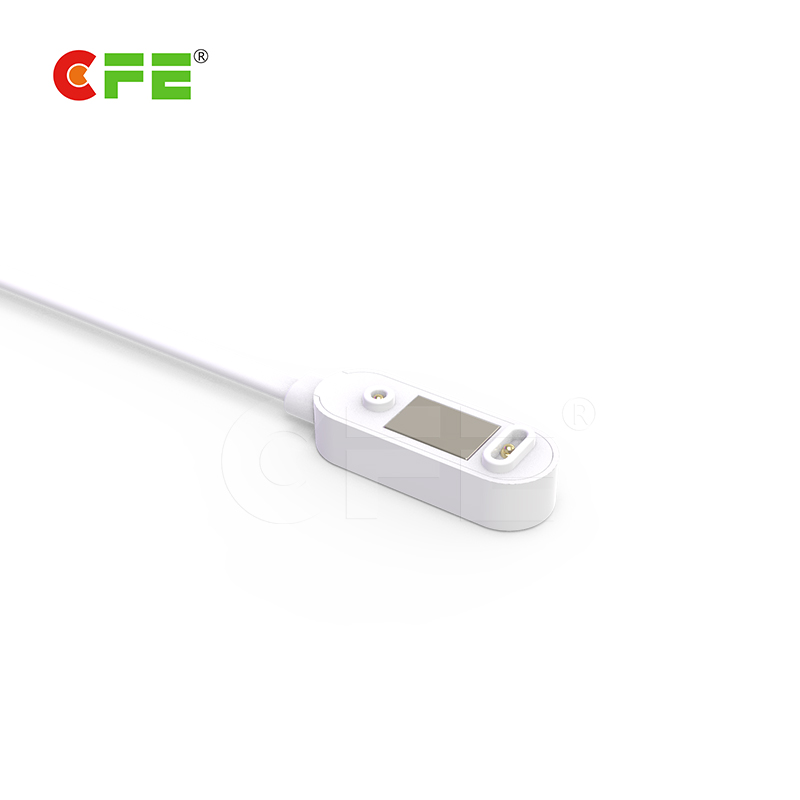 2 pin magnetic cable connector for smart wear