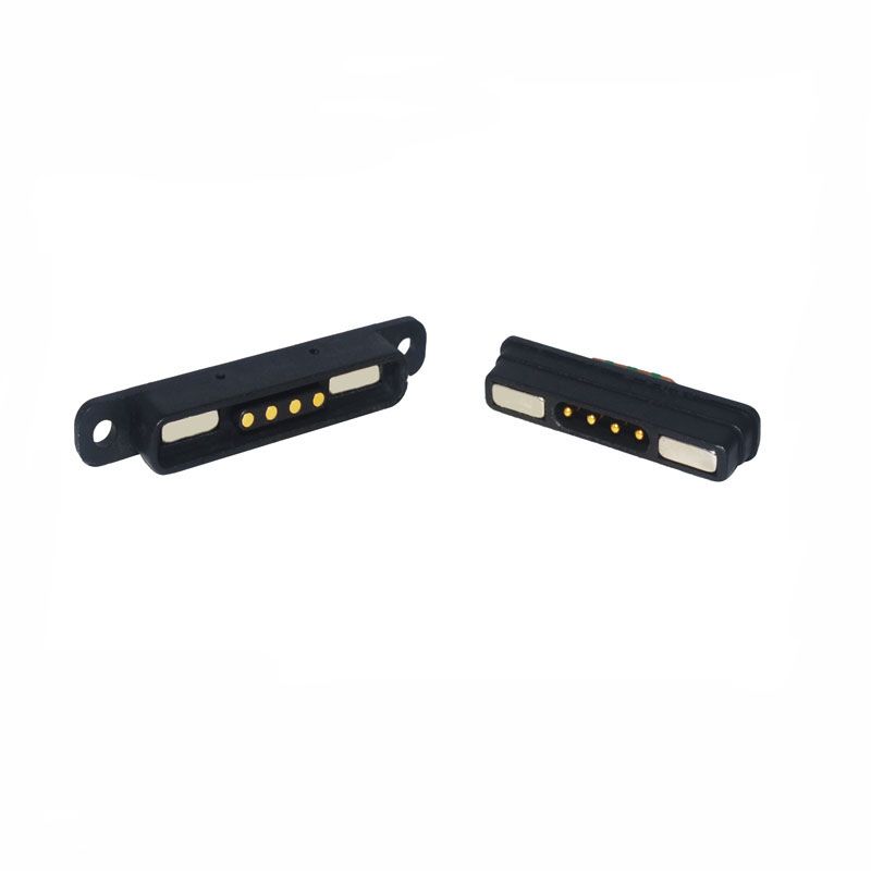 4 PIN Magnetic male & female pogo pin connector