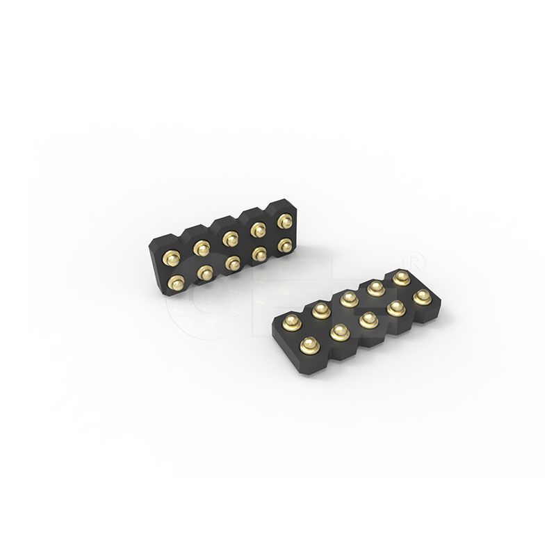 2.54mm Pitch Low Height 1.27mm Housing SMT Pogo Pin Connector