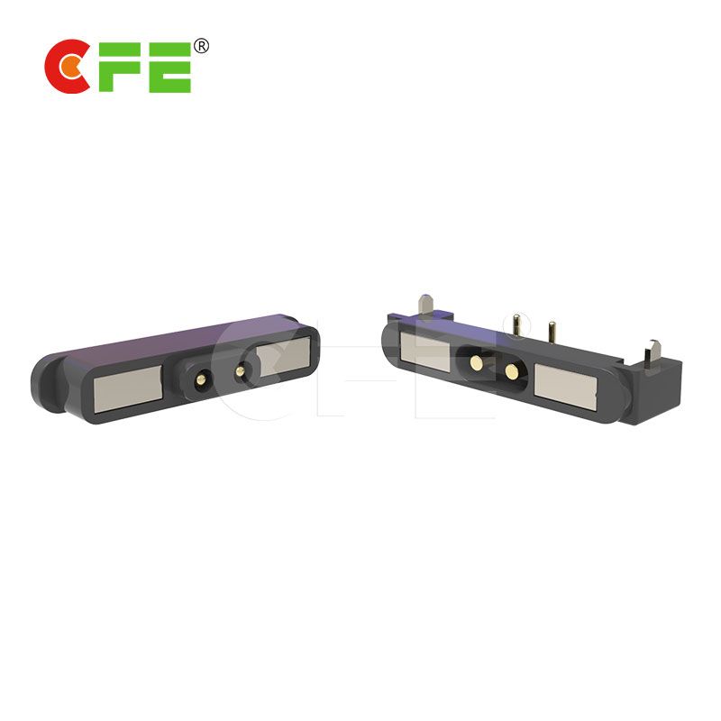High class 2 pin square magnetic electrical connector for medical requirement