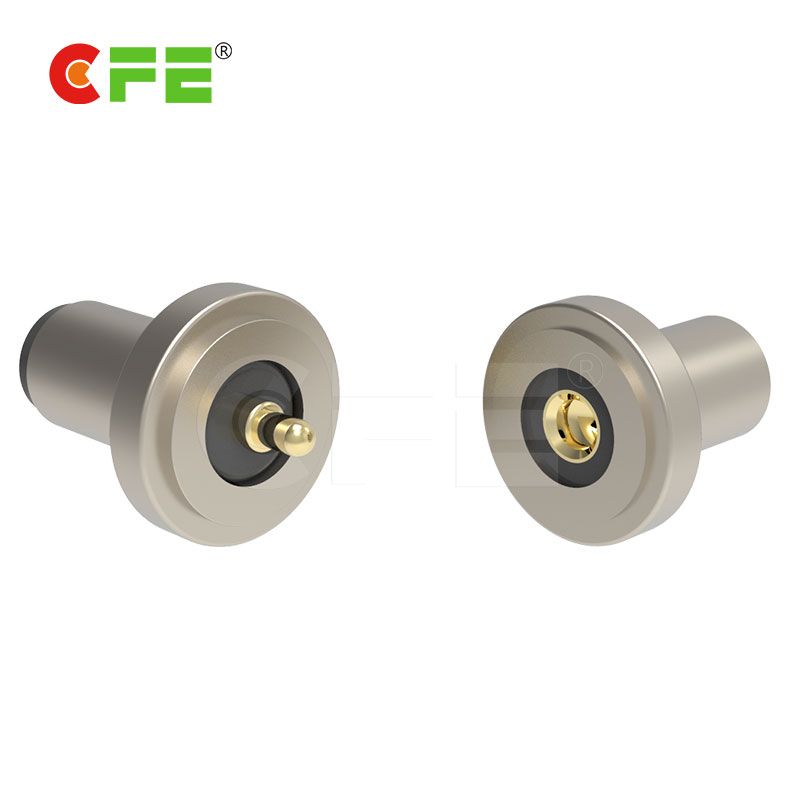 Magnetic male & female connector for desk lamp