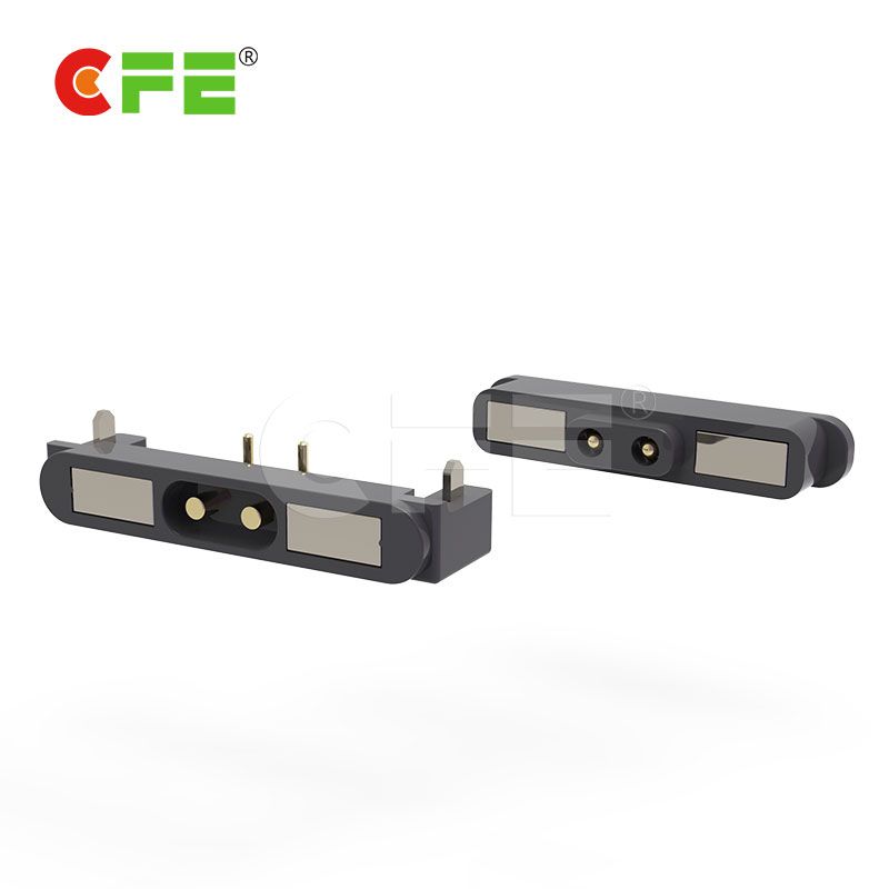 High class 2 pin square magnetic electrical connector for medical requirement