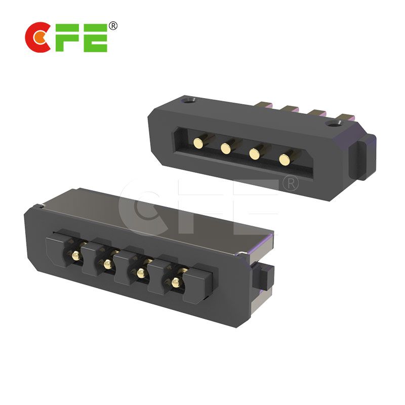 customized 4pin male and female magnetic connector manufacturer 