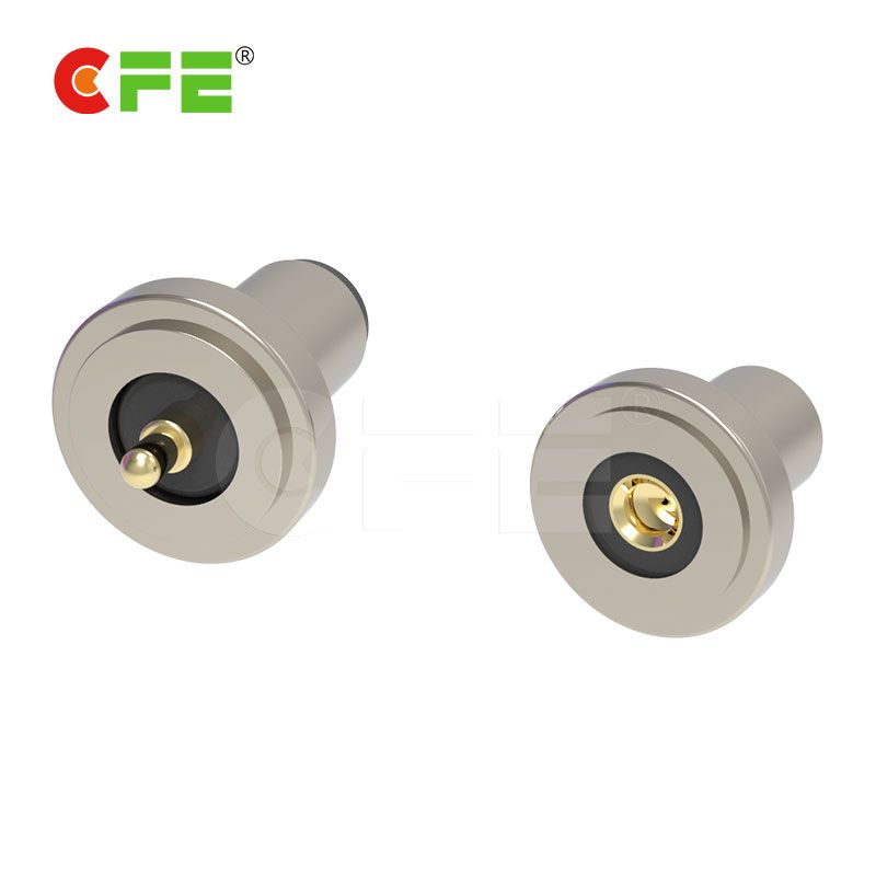 Magnetic male & female pogo pin connector for LED