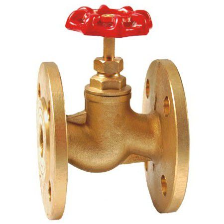 J41W黃銅法蘭截止閥